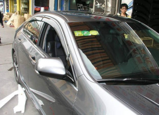 Дефлектори вікон з хром молдінгом із нерж. сталі Honda Accord 2008-2012